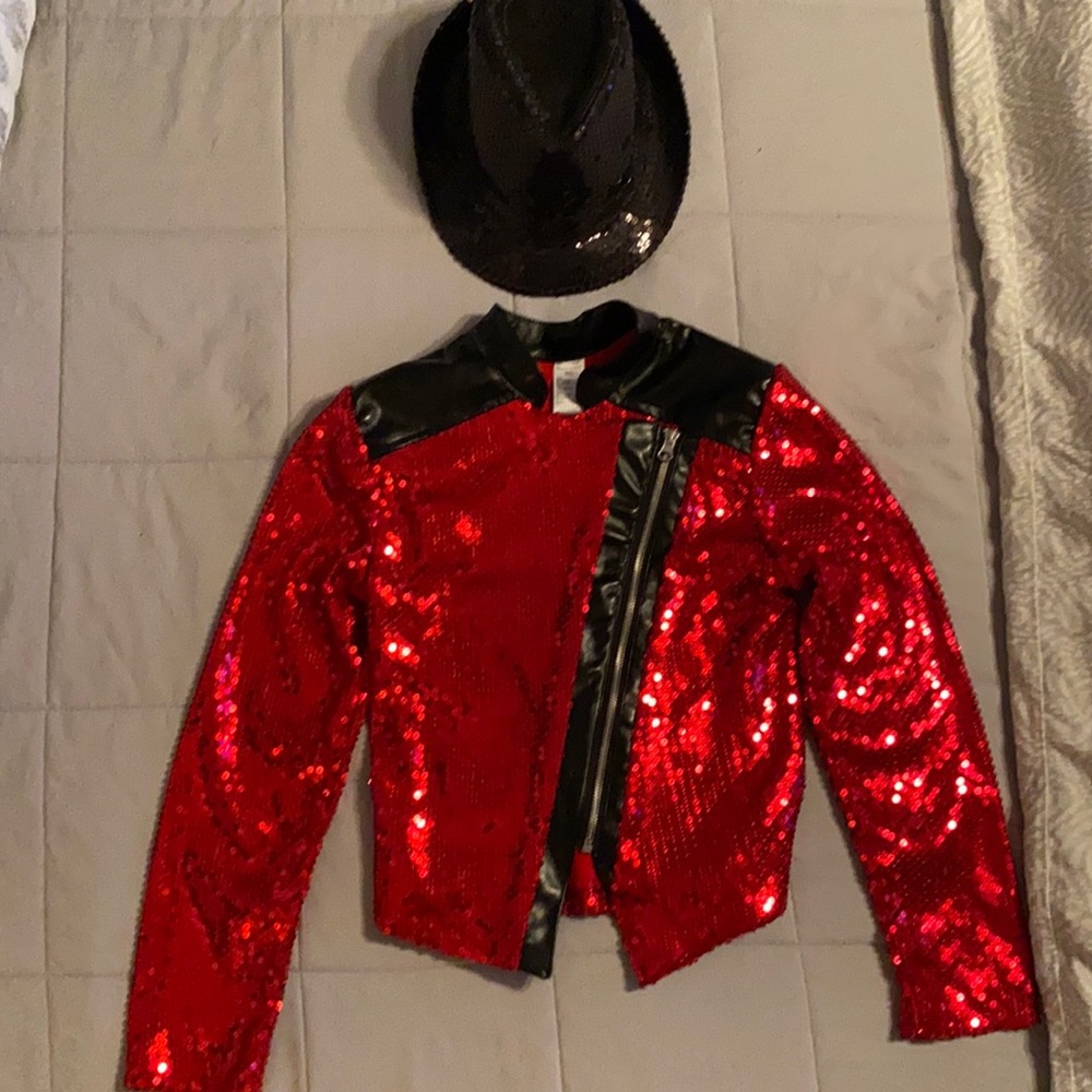 Child’s Medium Sequin Jacket and Hat